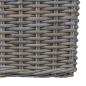 Preview: Pflanzer Korb mit Speicher 2 pcs Grau Lacak Rattan