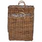 Preview: Pflanzer Korb mit Speicher 2 pcs Braun Lacak Rattan