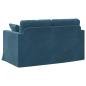 Preview: Sofa 120cm Blau Metall