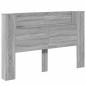 Preview: Kopfteil-Schrank mit LED Graues Sonoma Holzwerkstoff