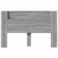 Preview: Kopfteil-Schrank mit LED Graues Sonoma Holzwerkstoff