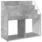 Preview: Kinderregal Beton Grau 72,5 x 29,5 x 69 cm Holzwerkstoff