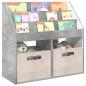 Preview: Kinderregal Beton Grau 72,5 x 29,5 x 69 cm Holzwerkstoff