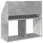 Preview: Kinderregal Beton Grau 72,5 x 29,5 x 69 cm Holzwerkstoff