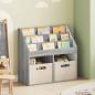 Preview: ARDEBO.de - Kinderregal Graues Sonoma 72,5 x 29,5 x 69 cm Holzwerkstoff
