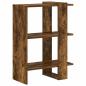 Preview: Bücherregal Geräucherte Eiche 52 x 25 x 71,5 cm Holzwerkstoff