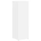 Preview: Seitenregal Weiß 33 x 32 x 100,5 cm Holzwerkstoff