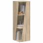 Preview: Seitenregal Sonoma-Eiche 33 x 32 x 100,5 cm Holzwerkstoff