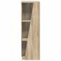 Preview: Seitenregal Sonoma-Eiche 33 x 32 x 100,5 cm Holzwerkstoff