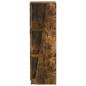 Preview: Seitenregal Geräucherte Eiche 33 x 32 x 100,5 cm Holzwerkstoff