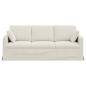 Preview: Sofa 180cm Creme Metall