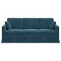 Preview: Sofa 180cm Blau Metall