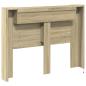 Preview: Kopfteil-Schrank mit LED Sonoma Holzwerkstoff