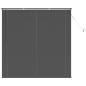 Preview: Venezianische Jalousie Silber Grau 150 x 130 cm 25 mm PVC