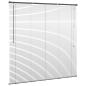 Preview: Venezianische Jalousie Silber Grau 150 x 130 cm 25 mm PVC