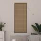 Preview: Venetianer Jalousie Hellbraun mit Muster 150 x 50 cm PVC