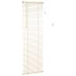 Preview: Venetianer Jalousie Hellbraun mit Muster 150 x 50 cm PVC
