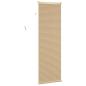Preview: Venetianer Jalousie Hellbraun mit Muster 150 x 50 cm PVC