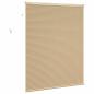 Preview: Venetianer Jalousie Hellbraun mit Muster 150 x 110 cm PVC