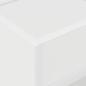 Preview: Beistelltisch Weiß 30 x 30 x 56 cm Holzwerkstoff