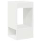 Preview: Beistelltisch 2 pcs Weiß 30 x 30 x 56 cm Holzwerkstoff