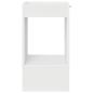 Preview: Beistelltisch 2 pcs Weiß 30 x 30 x 56 cm Holzwerkstoff