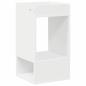 Preview: Beistelltisch 2 pcs Weiß 30 x 30 x 56 cm Holzwerkstoff