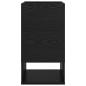 Preview: Beistelltisch 2 pcs Schwarz Eichen-Optik 30 x 30 x 56 cm