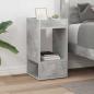 Preview: Beistelltisch Beton Grau 30 x 30 x 56 cm Holzwerkstoff