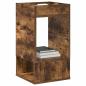 Preview: Beistelltisch 2 pcs Geräucherte Eiche 30 x 30 x 56 cm