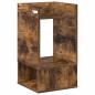 Preview: Beistelltisch 2 pcs Geräucherte Eiche 30 x 30 x 56 cm