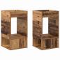 Preview: Beistelltisch 2 pcs Altholz 30 x 30 x 56 cm Holzwerkstoff