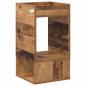 Preview: Beistelltisch 2 pcs Altholz 30 x 30 x 56 cm Holzwerkstoff