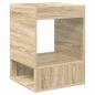Preview: Beistelltisch 2 pcs Sonoma-Eiche 40 x 40 x 56 cm Holzwerkstoff