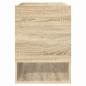 Preview: Beistelltisch 2 pcs Sonoma-Eiche 40 x 40 x 56 cm Holzwerkstoff