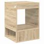 Preview: Beistelltisch 2 pcs Sonoma-Eiche 40 x 40 x 56 cm Holzwerkstoff