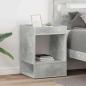 Preview: ARDEBO.de - Beistelltisch 2 pcs Beton Grau 40 x 40 x 56 cm Holzwerkstoff