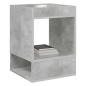 Preview: Beistelltisch 2 pcs Beton Grau 40 x 40 x 56 cm Holzwerkstoff