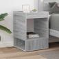 Preview: Beistelltisch Sonoma-Grau 40 x 40 x 56 cm Holzwerkstoff