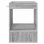 Preview: Beistelltisch Sonoma-Grau 40 x 40 x 56 cm Holzwerkstoff