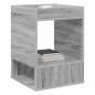Preview: Beistelltisch 2 pcs Graues Sonoma 40 x 40 x 56 cm Holzwerkstoff