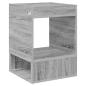 Preview: Beistelltisch 2 pcs Graues Sonoma 40 x 40 x 56 cm Holzwerkstoff