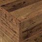 Preview: Beistelltisch Altholz 40 x 40 x 56 cm Holzwerkstoff