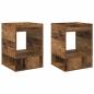 Preview: Beistelltisch 2 pcs Altholz 40 x 40 x 56 cm Holzwerkstoff