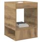 Preview: Beistelltisch Artisan-Eiche 40 x 40 x 56 cm Holzwerkstoff