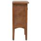 Preview: Nachttisch Massivholz Tanne 40x29x68 cm Braun