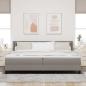 Preview: Boxspringbett mit Matratze Taupe 200 x 200 cm Polyester