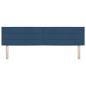 Preview: LED Kopfteil mit LED-Lichtleisten Blau 180 cm Polyester