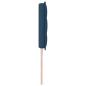 Preview: LED Kopfteil mit LED-Lichtleisten Blau 180 cm Polyester