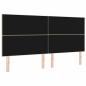 Preview: LED Kopfteil mit LED-Lichtleisten Creme 200 cm Polyester
